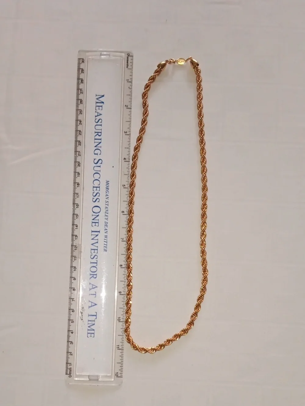 Napier Classic Twisted Rope 22 Inch Thick  Necklace - Gold Tone for Women